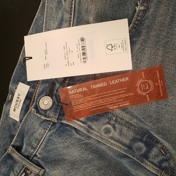 đź’•MOUSSY VINTAGEđź’• Siena Mid-Rise Straight-Leg Jeans ~ 110 Blue 29 NWT - Picture 15 of 16